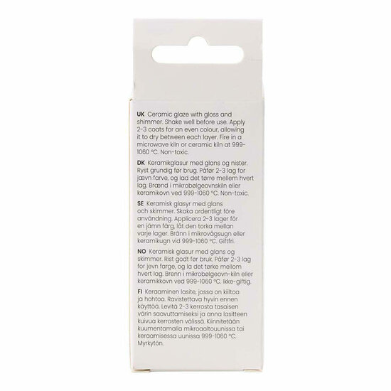Gespikkeld Keramiek Glazuur 999-1060 C Dekkend Tusk Tusk - 60ml