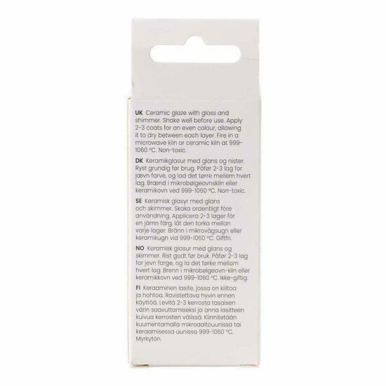 Gespikkeld Keramiek Glazuur 999-1060 C Dekkend Pinky - 60ml