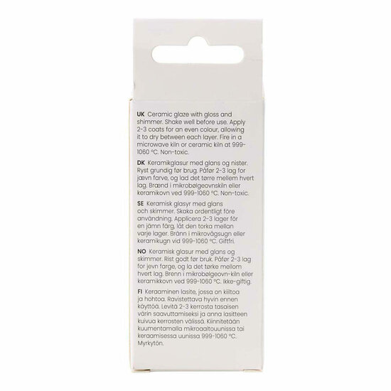 Gespikkeld Keramiek Glazuur 999-1060 C Dekkend Flower Power - 60ml