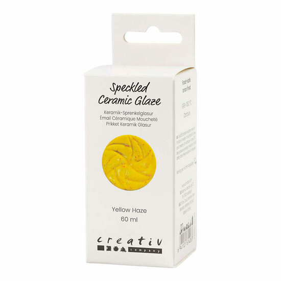Gespikkeld Keramiek Glazuur 999-1060 C Dekkend Yellow Haze - 60ml