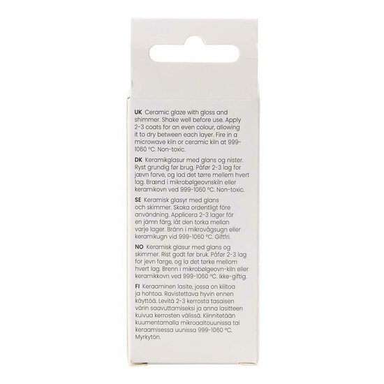 Gespikkeld Keramiek Glazuur 999-1060 C Dekkend Blue by You - 60ml