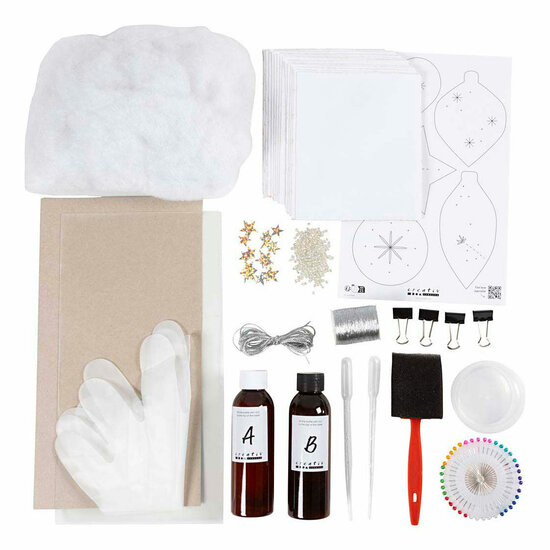 Hobbyset Cyanotypie Kerstdecoraties met Cyanotypie Blauw