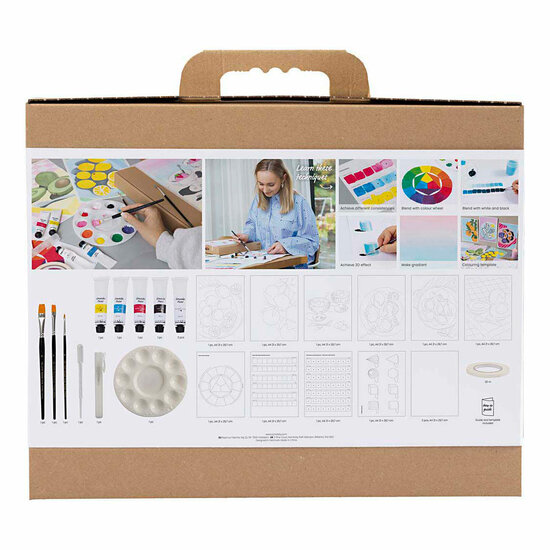Starter Hobbyset Gouache Schilderijen