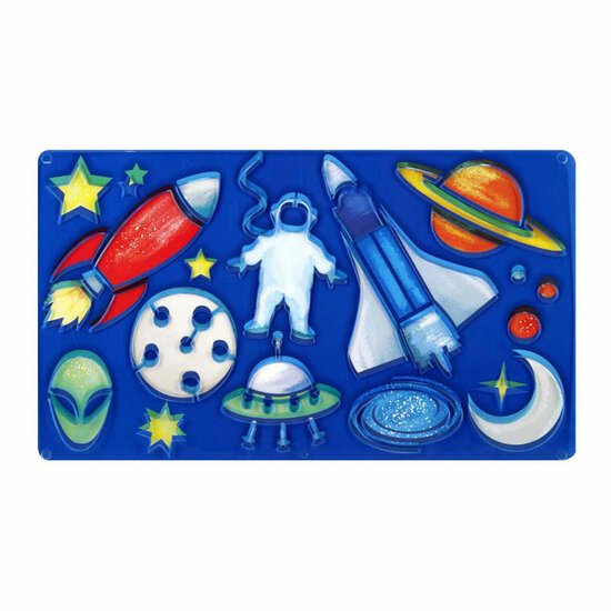 Tekensjabloon Dinosaurussen, Kosmos