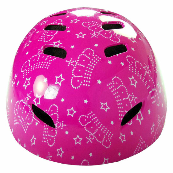 Fietshelm Skatehelm Roze Koningin