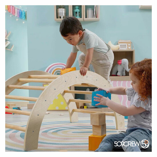 Houten Boogklimmen 2-in-1