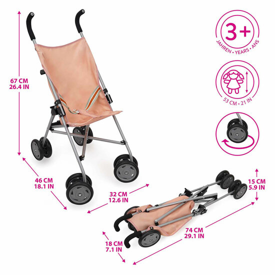 Buggy Poppenwagen Opvouwbaar