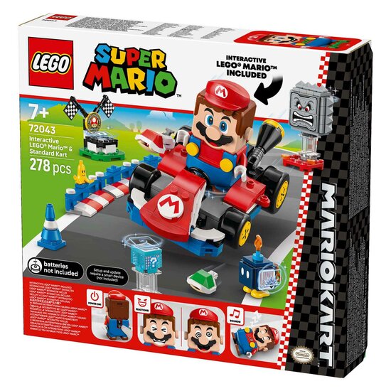LEGO Super Mario 72043 Mario en Standaardkart