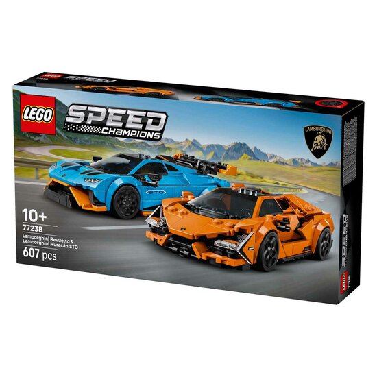 LEGO Speed Champions 77238 Lamborghini Revuelto en Huracan STO