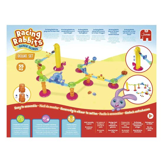 Jumbo Racing Rabbits Deluxe Set - 5 Konijnen