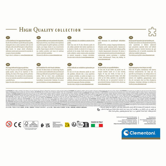 Clementoni Legpuzzel Kunstwerken Caf&eacute;terras bij Nacht, 500st.