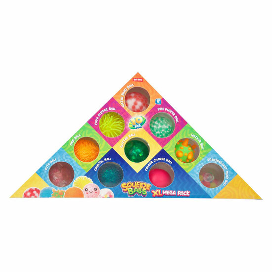 FUN Knijpballen -Sensory Triangle- 5cm 10st