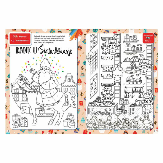 Sinterklaas Pietendiplomaboek met Stickers