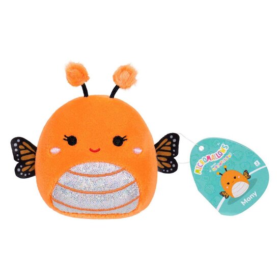 Squishmallows Knuffel Pluche - Micromallows Mony, Tristan, Victoria - 3dlg.