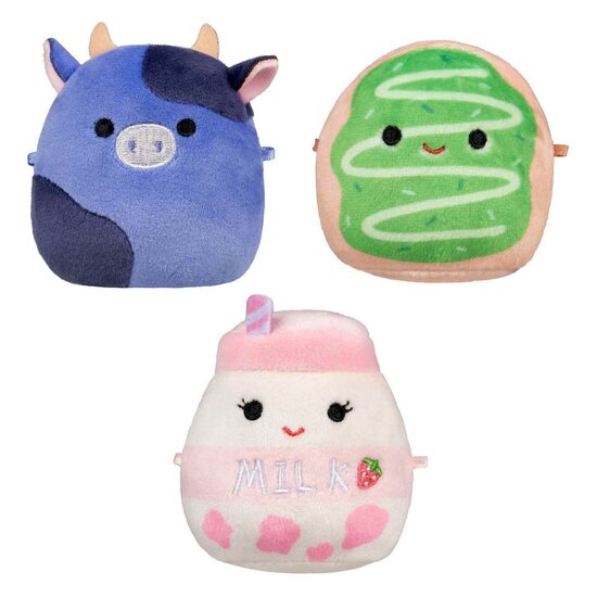Squishmallows Knuffel Pluche - Micromallows Ingred, Amelie, Daisuke - 3dlg.