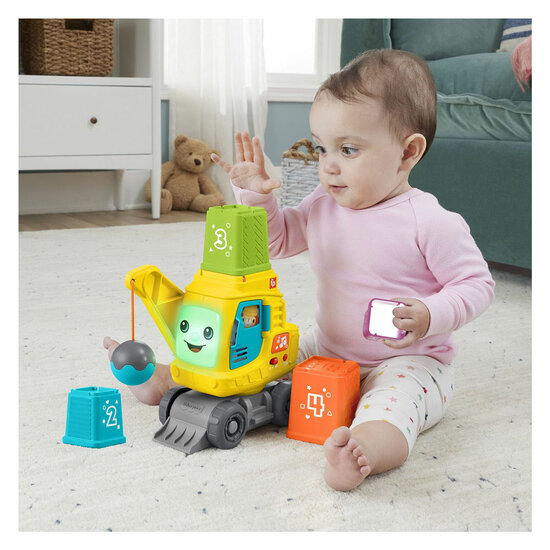 Fisher Price Tel- en Stapelkraan