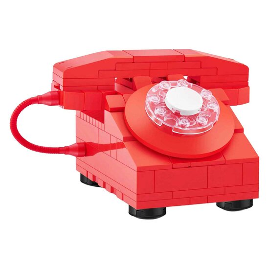 ZURU Max Premium Retro Telefoon Bouwset in Verrassingsbal - 141dlg.