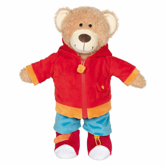 Goki Teddy Brommel Leren Aankleden Knuffel