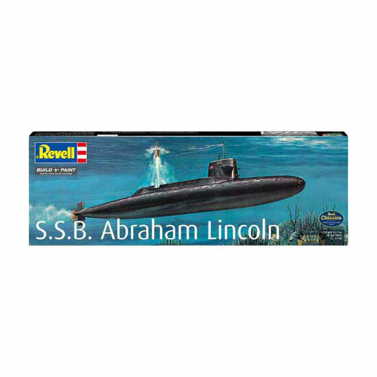Revell Modelbouwpakket - S.S.B. Abraham Lincoln 1:253 - 158dlg.
