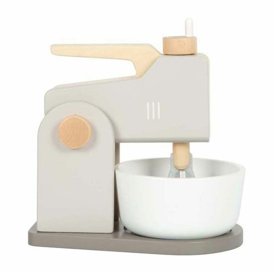 Small Foot - Houten Mixer Speelset Grijs "Tasty"