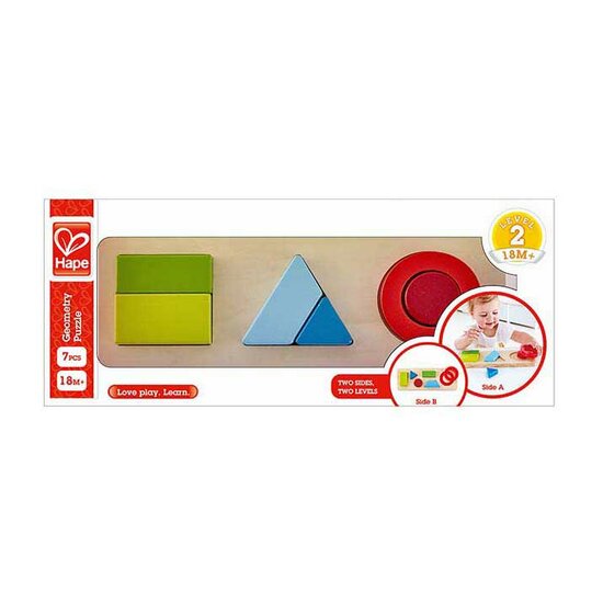 Hape Geometrie Vormenpuzzel - 7dlg.