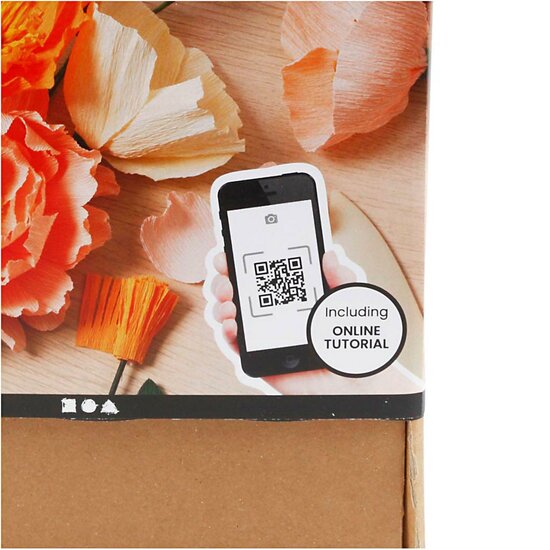 Cr&ecirc;pepapier Bloemen Maken Kit