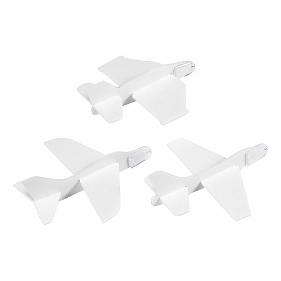 Foam Vliegtuigen Maken, 3st.