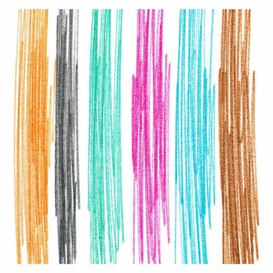 Colorations - Textielstiften Tropische Kleuren - 6 Kleuren