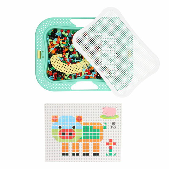 Insteek Moza&iuml;ek in Opbergkoffer