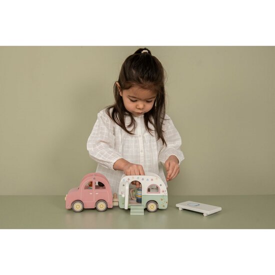 Little Dutch Little Farm Auto Met Caravan