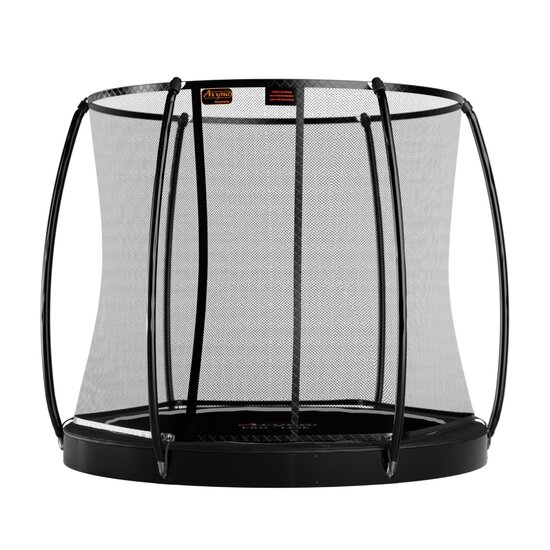 Avyna Trampoline FlatLevel &Oslash;305 met veiligheidsnet | Zwart