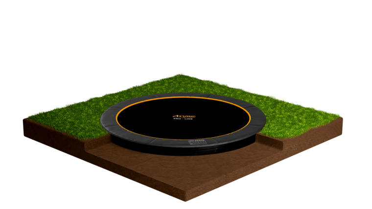 Avyna Trampoline FlatLevel &Oslash;365 | Zwart
