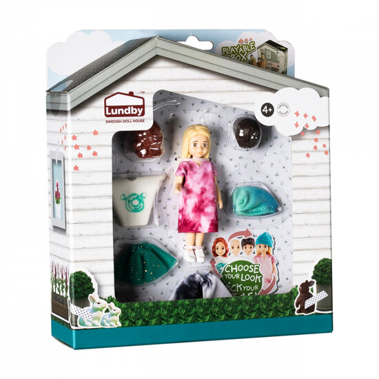 Lundby poppenhuispop 4-in-1 Creative met verwisselbare outfits
