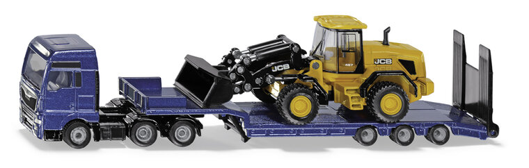 Siku MAN-LKW met JCB op trailer  1:87