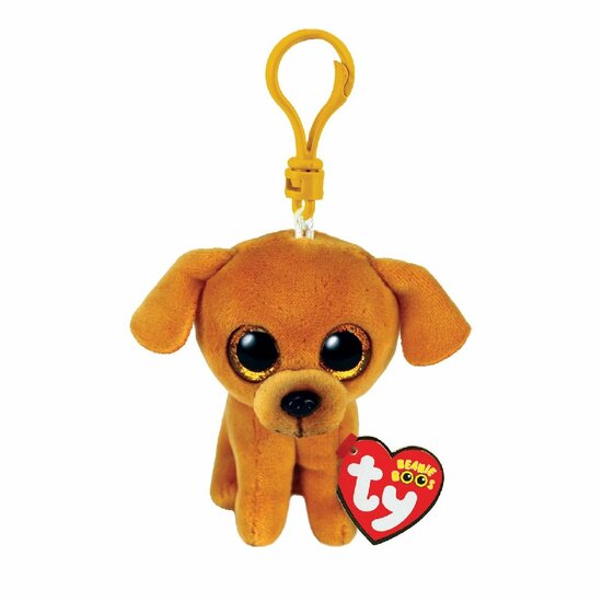 Ty Beanie Boo Clip Zuzu Lightbrown Dog 7cm