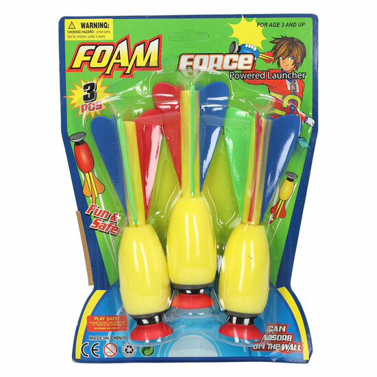Foam Zuignap Werppijlen, 3st