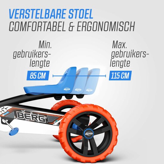 Berg Skelter Buzzy Nitro oranje/zwart/blauw