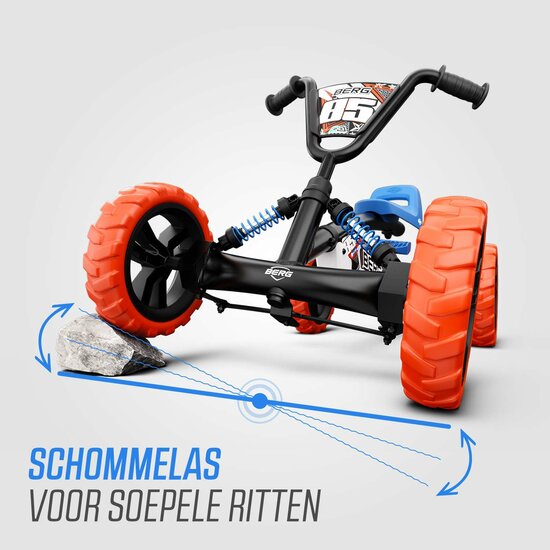 Berg Skelter Buzzy Nitro oranje/zwart/blauw