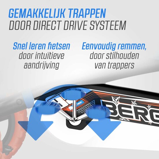 Berg Skelter Buzzy Nitro oranje/zwart/blauw