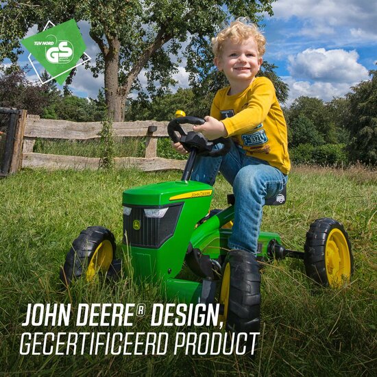 Skelter Berg Buzzy John Deere groen/geel