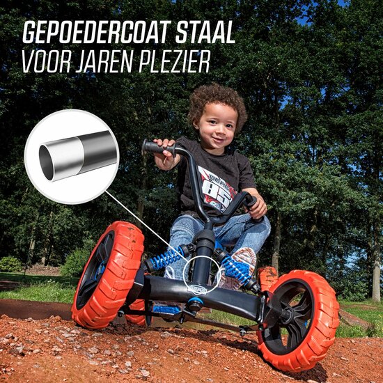 Skelter Berg Buzzy Nitro 2-In-1oranje/blauw/zwart