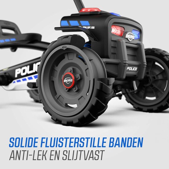 BERG skelter Buzzy Police met soundbox zwart 2-5 jaar zwart