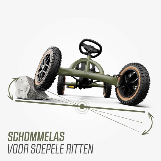 BERG Buddy Trail Green Skelter met Handrem