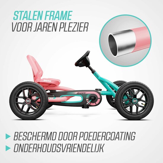 BERG skelter Buddy Lua roze/groen