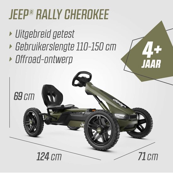 Skelter Berg Jeep&reg; Rally Cherokee groen