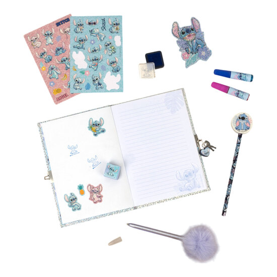 Stitch Glitter Diary Set