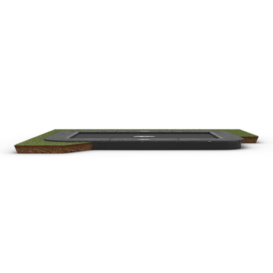 BERG Champion FlatGround ingraaftrampoline 330x220 cm rechthoek grijs