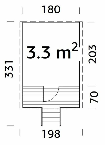 WOODY Houten Speelhuis Ivy Premium 16mm