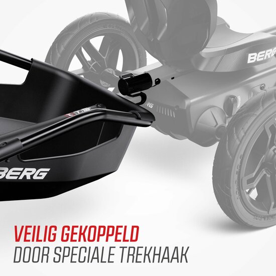 Passagiersaanhanger voor BERG Buddy en Rally skelter