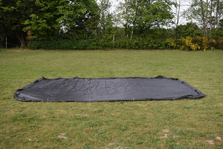 Afdekhoes voor trampoline FlatLevel 380x255 (238) | Groen